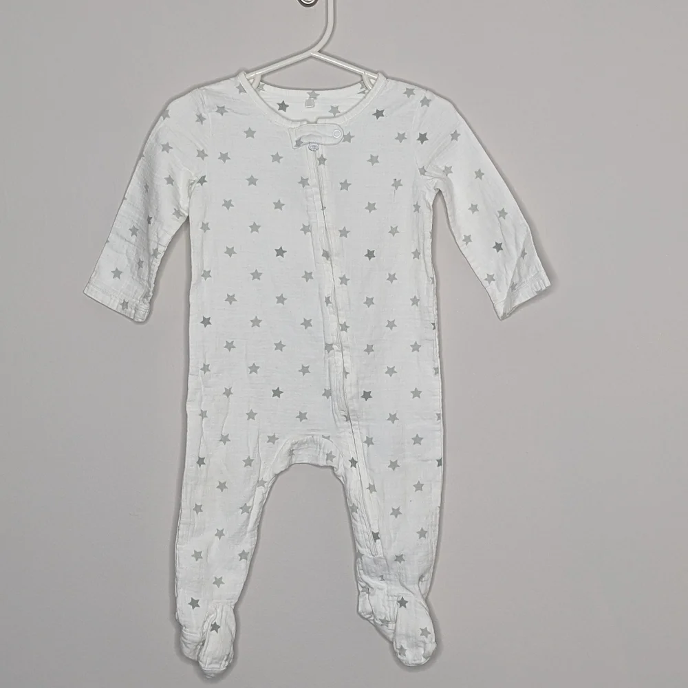 Aden + Anais Set Star Footie Sleepers 6m